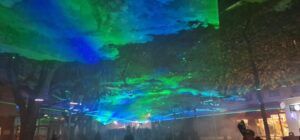 Photo of smoke with green and blue colors in Martigue