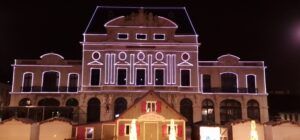 Monument mapping white color - Cherbourg 2022
