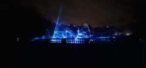 Europe Évènement - Laser hologram in Saint-Cloud - Lumières en Seine - Laser movement