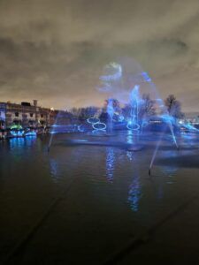 Europe Évènement - Saint-Cloud - Laser projection for a laser hologram effect