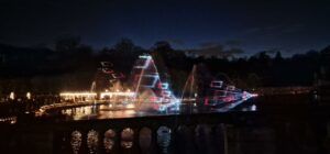 Europe Évènement - Saint-Cloud - Laser projection for a laser hologram effect