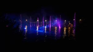 Europe Évènement - Dancing fountains - Inauguration of the tramway lines - Angers 2023