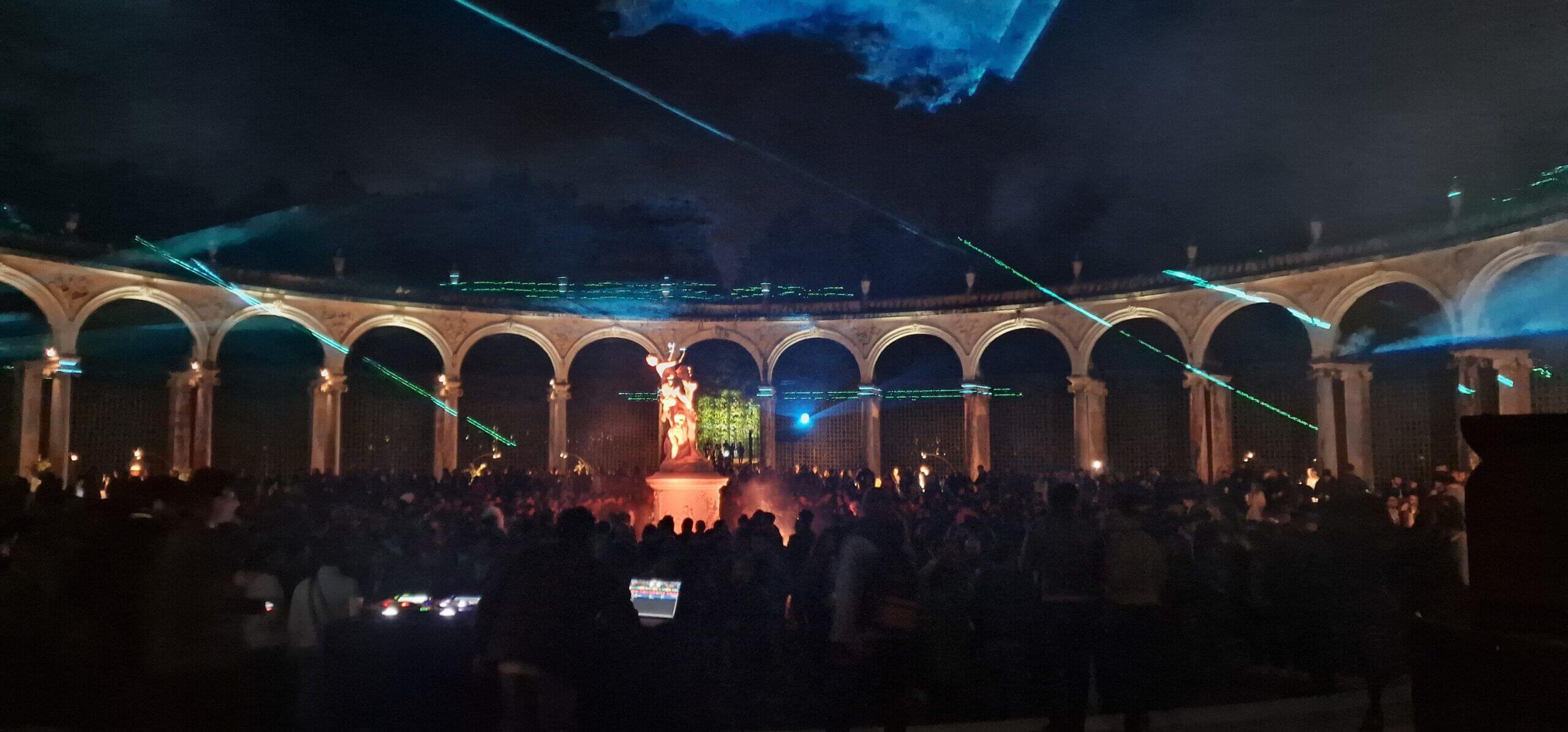 Europe Évènement - Spectacle laser au château de Versailles pour les nuits électro